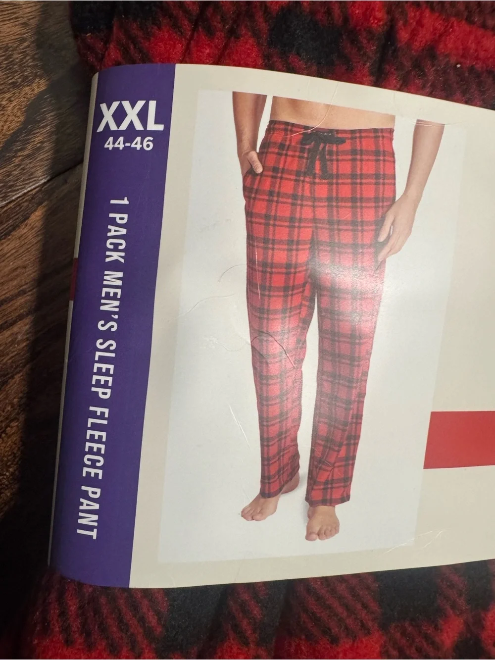 Lucky Brand Red and Black Plaid Kids Pajama Pants